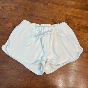 Sadie & Sage white denim drawstring shorts women’s size small